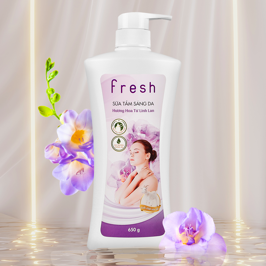 Sữa tắm sáng da Fresh Hương Hoa Tử Linh Lan