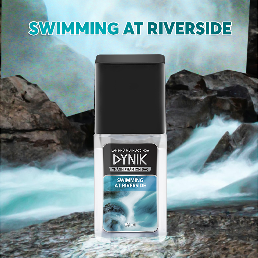 Lăn khử mùi nước hoa Dynik - Swimming at riverside
