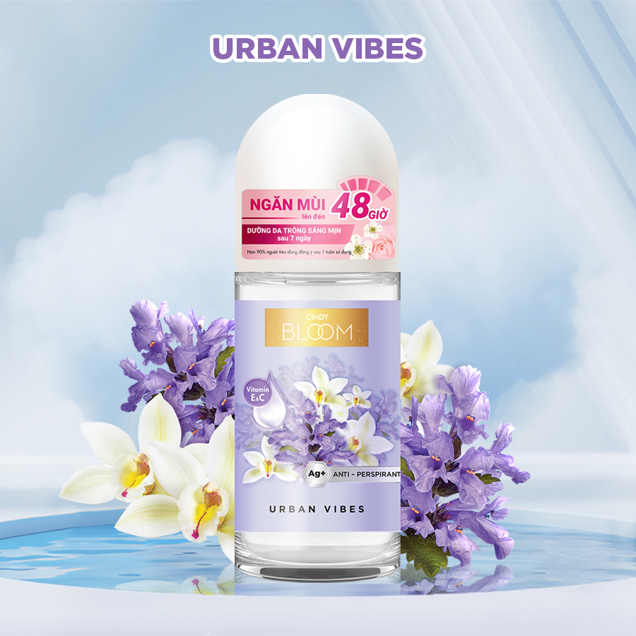 Lăn khử mùi nước hoa Cindy Bloom Urban Vibes - Tự tin